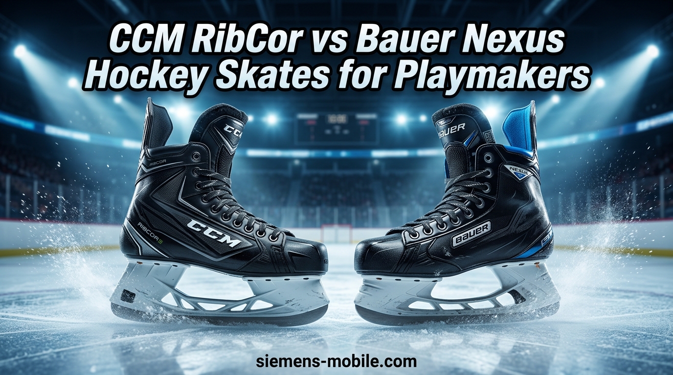 CCM RibCor vs Bauer Nexus Hockey Skates for Playmakers