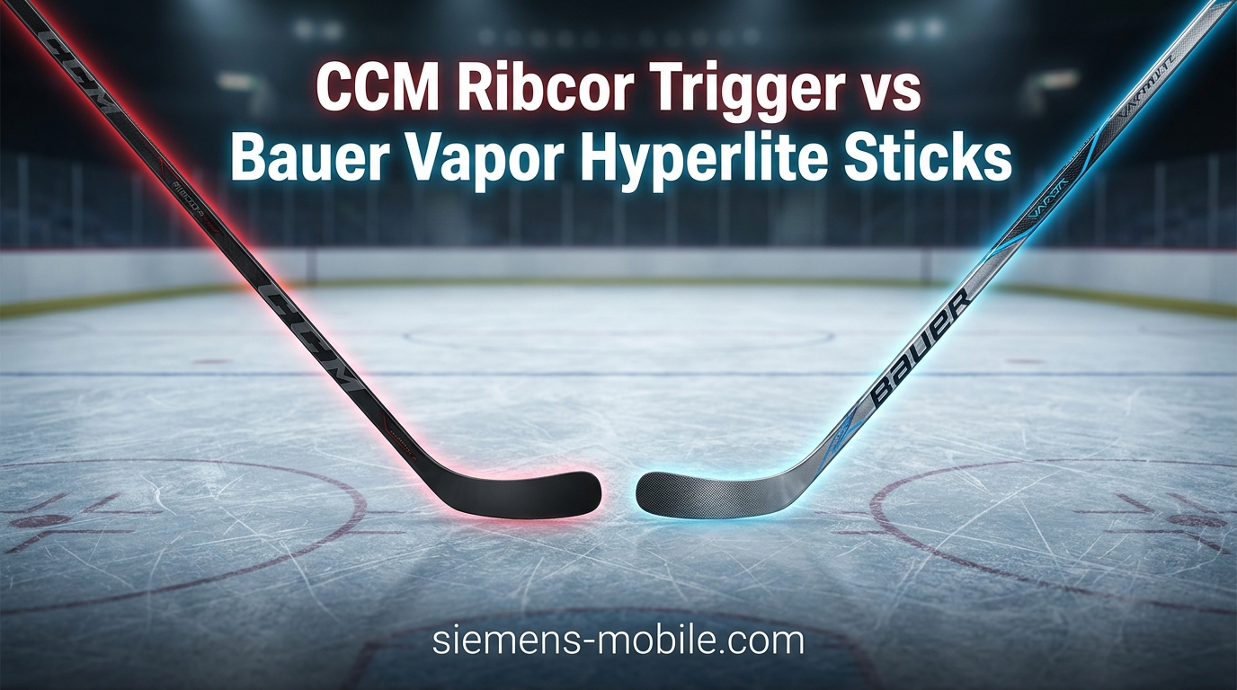 CCM Ribcor Trigger vs Bauer Vapor Hyperlite Sticks
