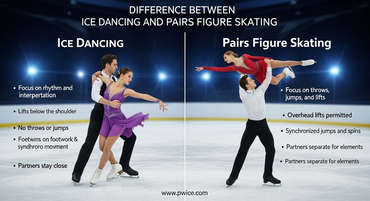 Difference Between Ice Dancing and Pairs Figure Skating