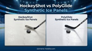 HockeyShot vs PolyGlide Synthetic Ice Panels