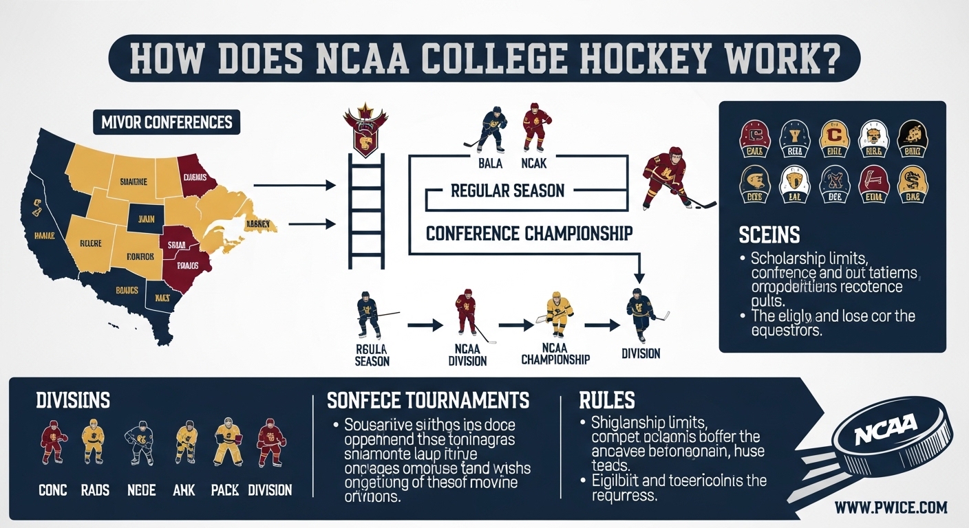 How Does NCAA College Hockey Work