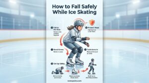 How to Fall Safely While Ice Skating