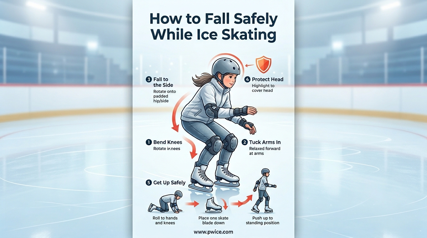 How to Fall Safely While Ice Skating