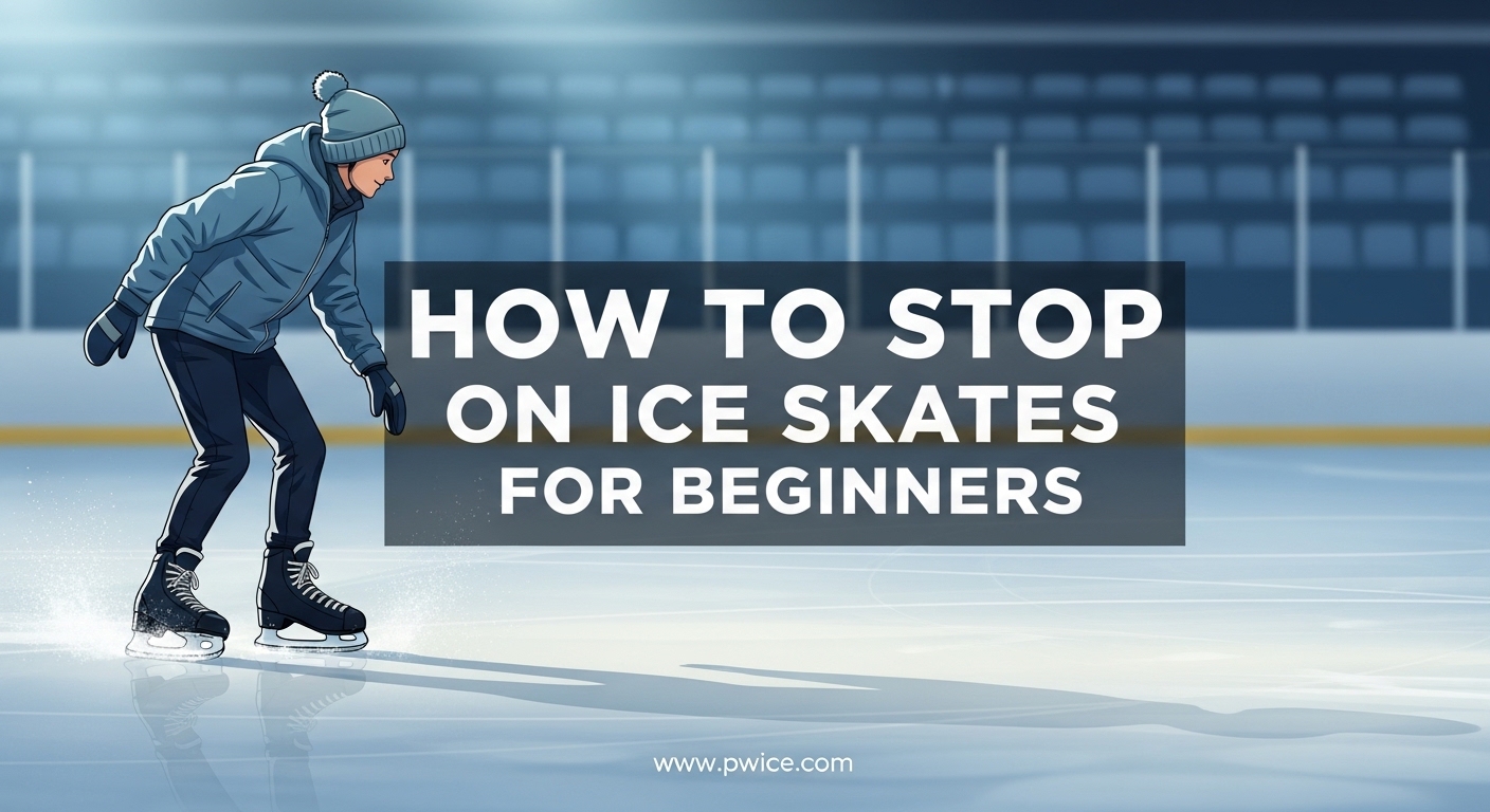 How to Stop on Ice Skates for Beginners