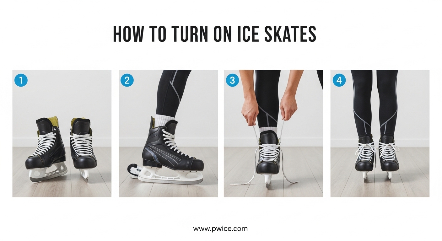How to Turn on Ice Skates