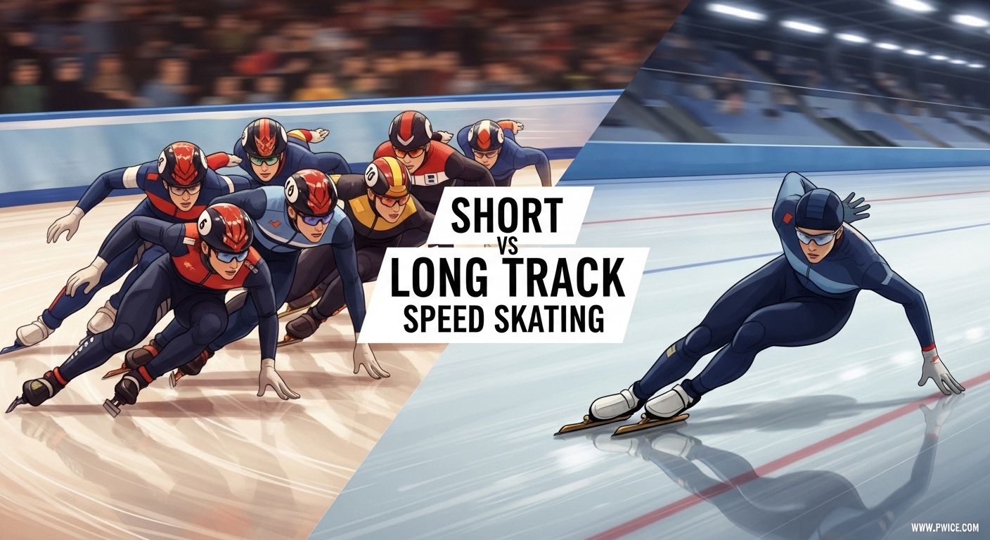 Short Track vs Long Track Speed Skating