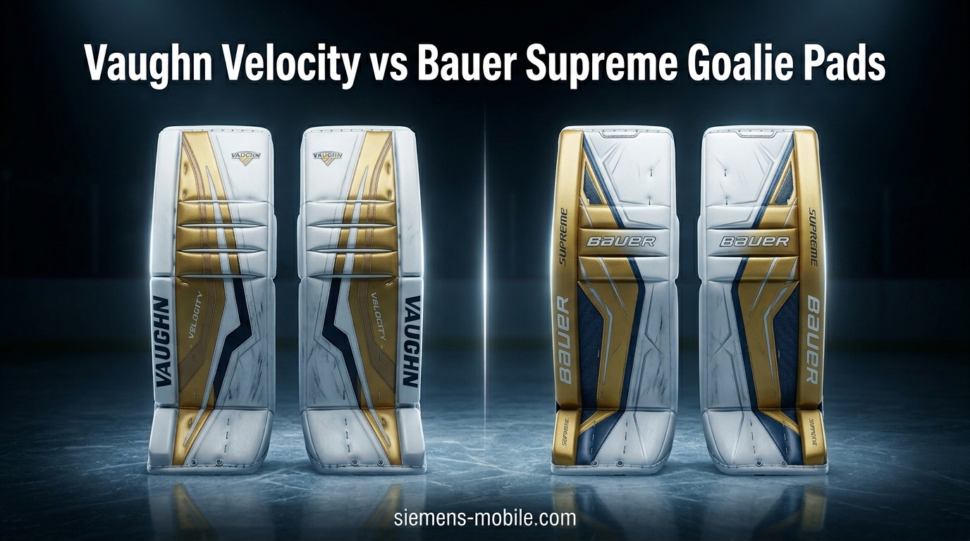Vaughn Velocity vs Bauer Supreme Goalie Pads