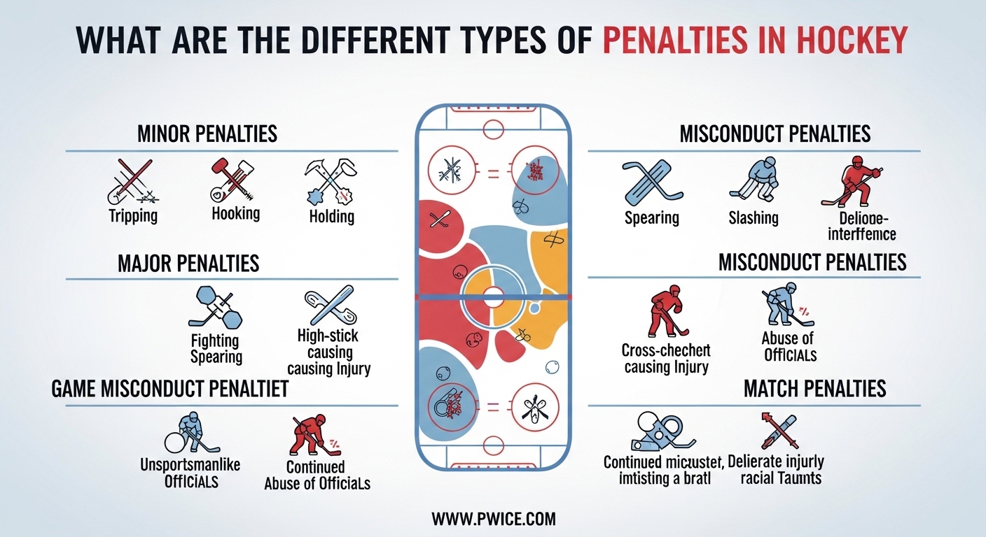What Are the Different Types of Penalties in Hockey