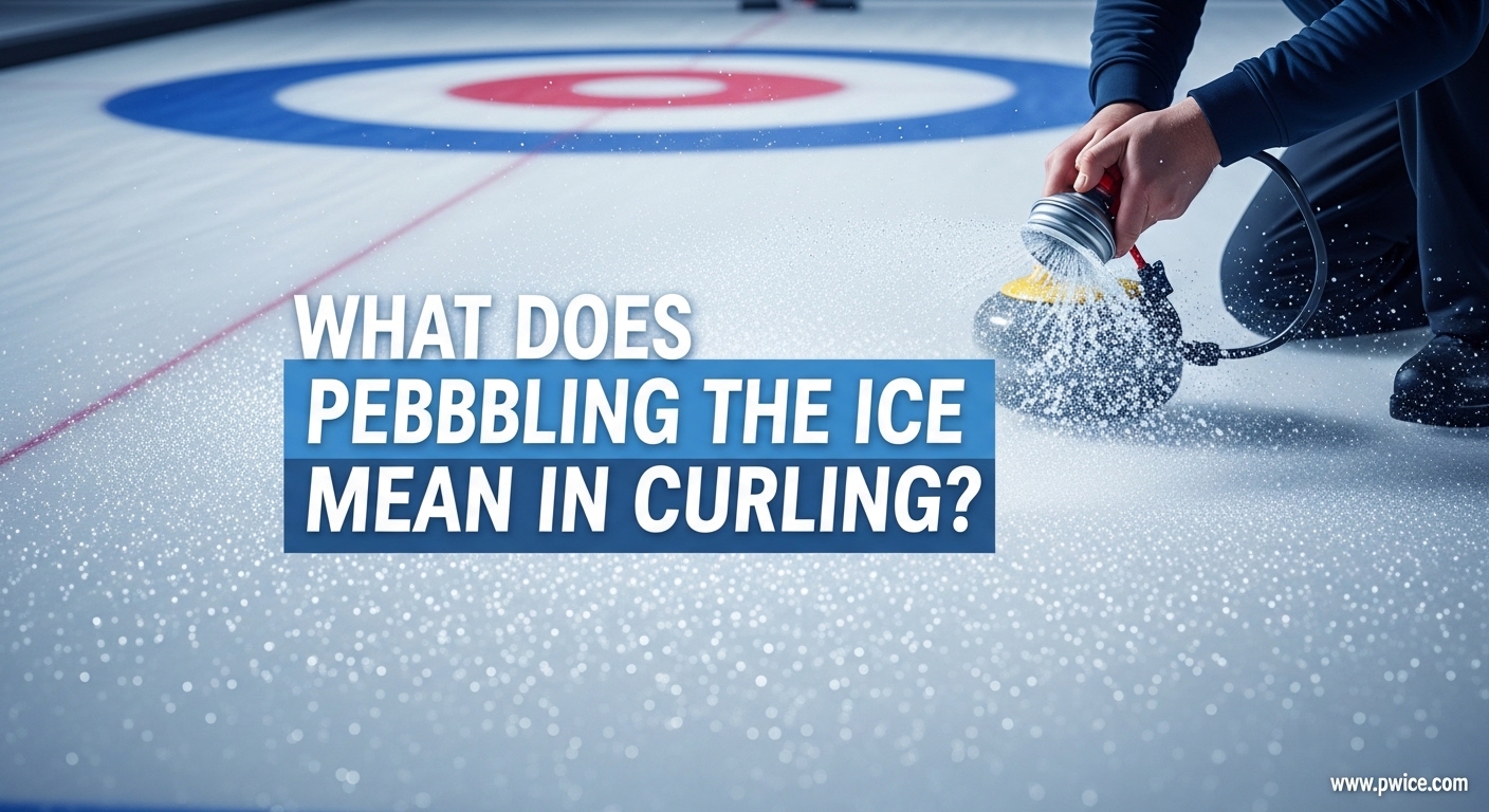 What Does Pebbling the Ice Mean in Curling