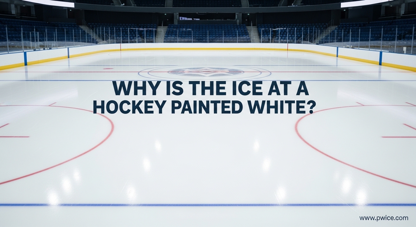 Why Is the Ice at a Hockey Rink Painted White?