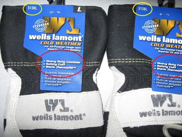 Wells Lamont Men's Heavy Duty Leather Palm Winter Work Gloves with Safety Cuff customer photo 1