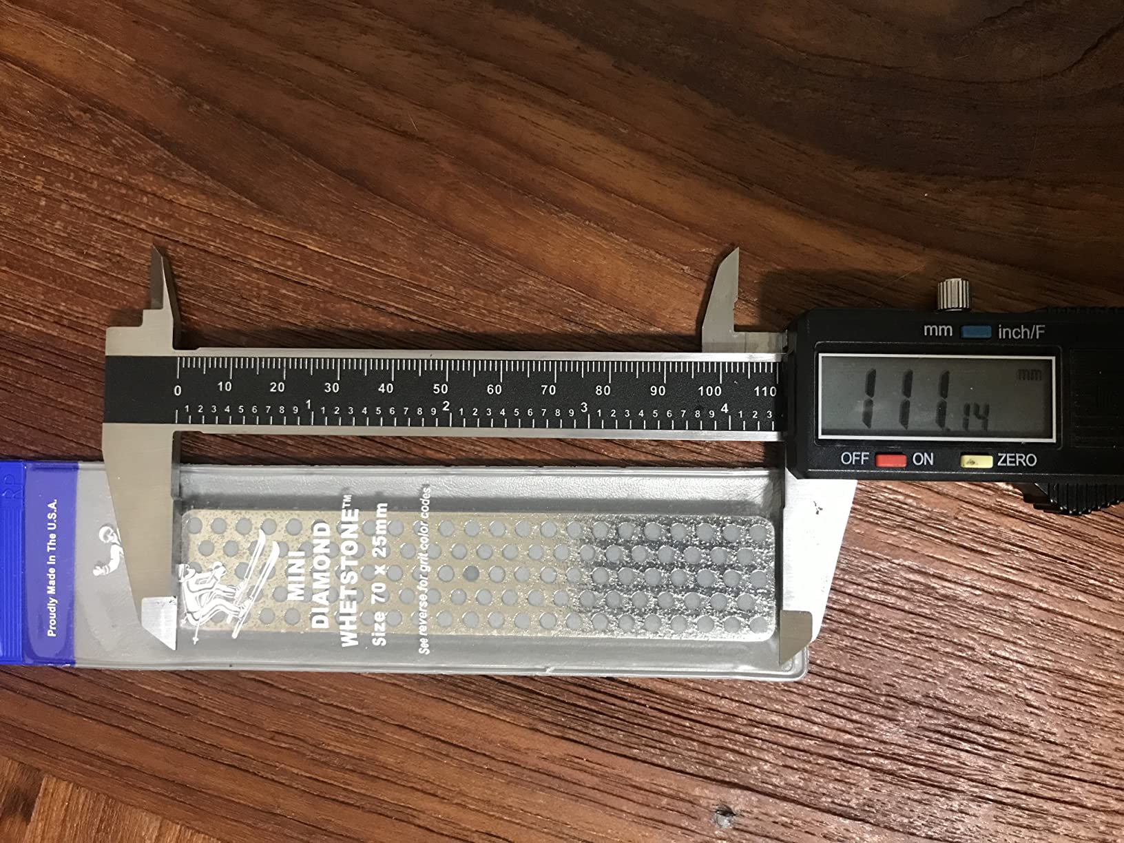 Diamond Machining Technology (DMT) 70mm Mini Diamond Ski & Snowboard Whetstone, Coarse Grit Sharpener (WS7C) customer photo 1