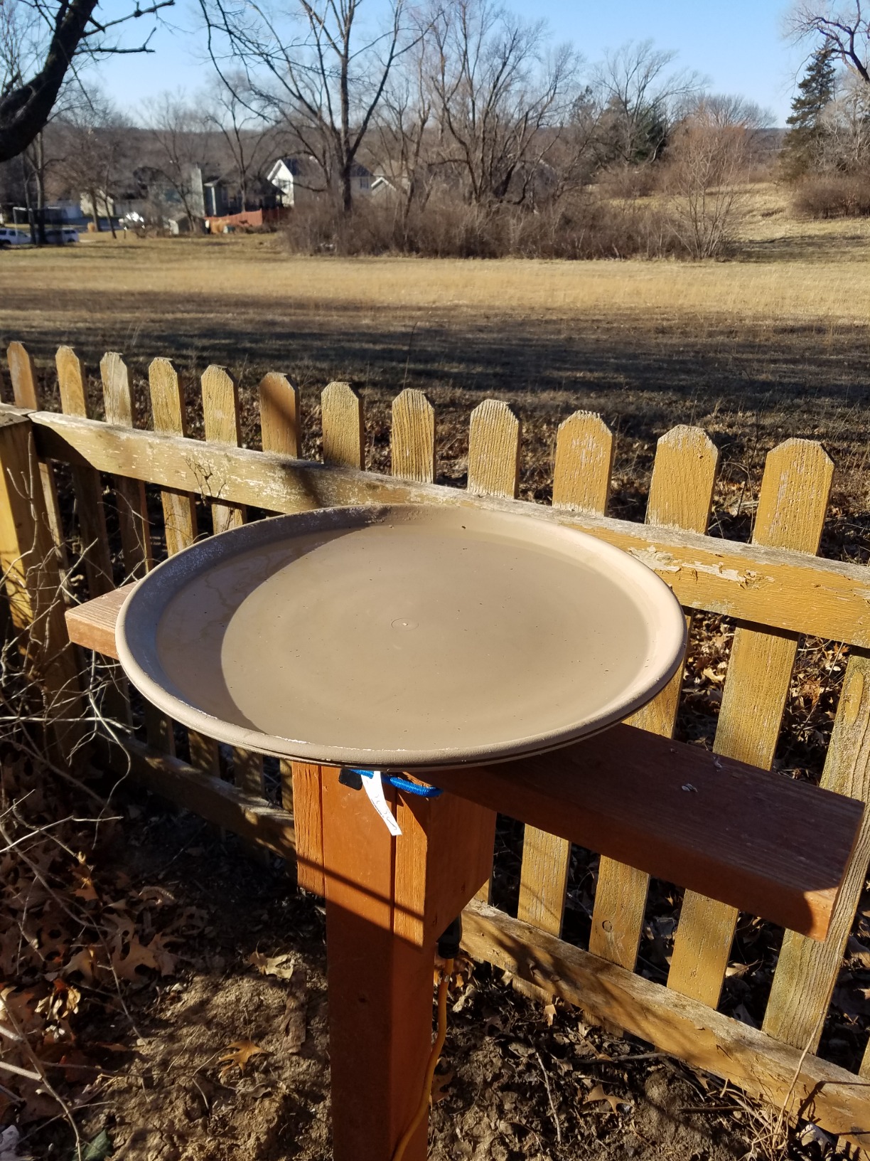 API Heated Bird Bath with Stand or Deck Mount | Outdoor Bird Bath for Winter and All Seasons | 150 Watt | Made in USA customer photo 2