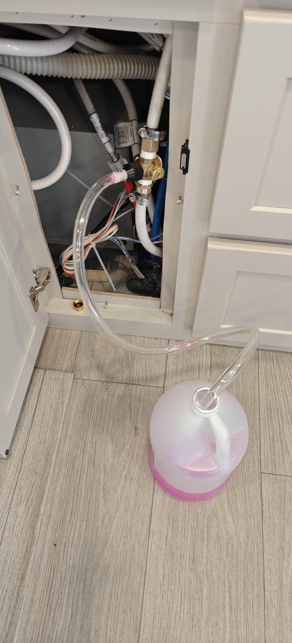 Camco Permanent Pump Converter Winterizing Kit- Allows You to Use Boat/RV Water Pump to Fill Pipes With Antifreeze - CSA Low Lead Content Certified (36543) customer photo 1