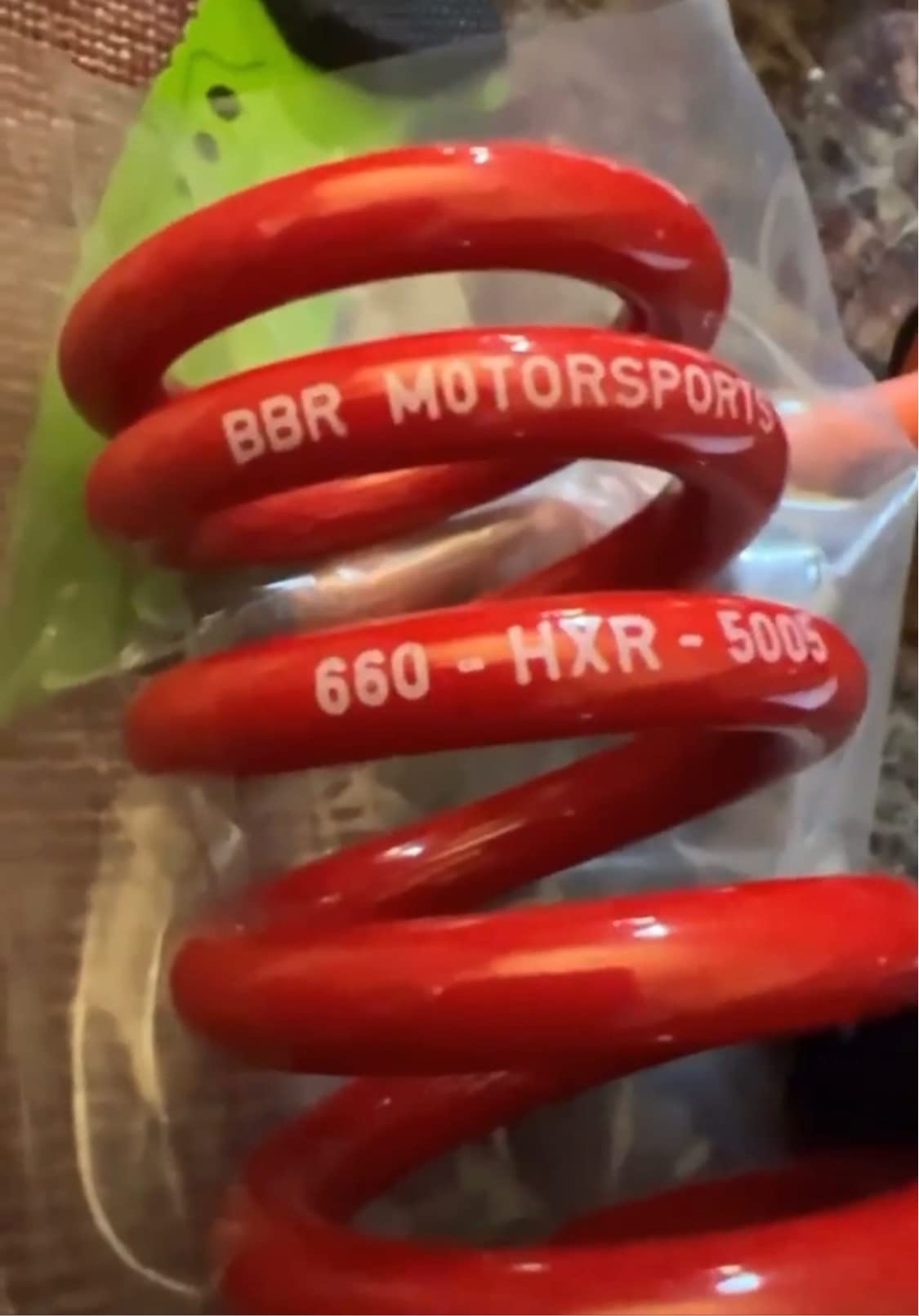 BBR Motorsports 660-HXR-5005 Heavy-Duty Shock Spring customer photo 1