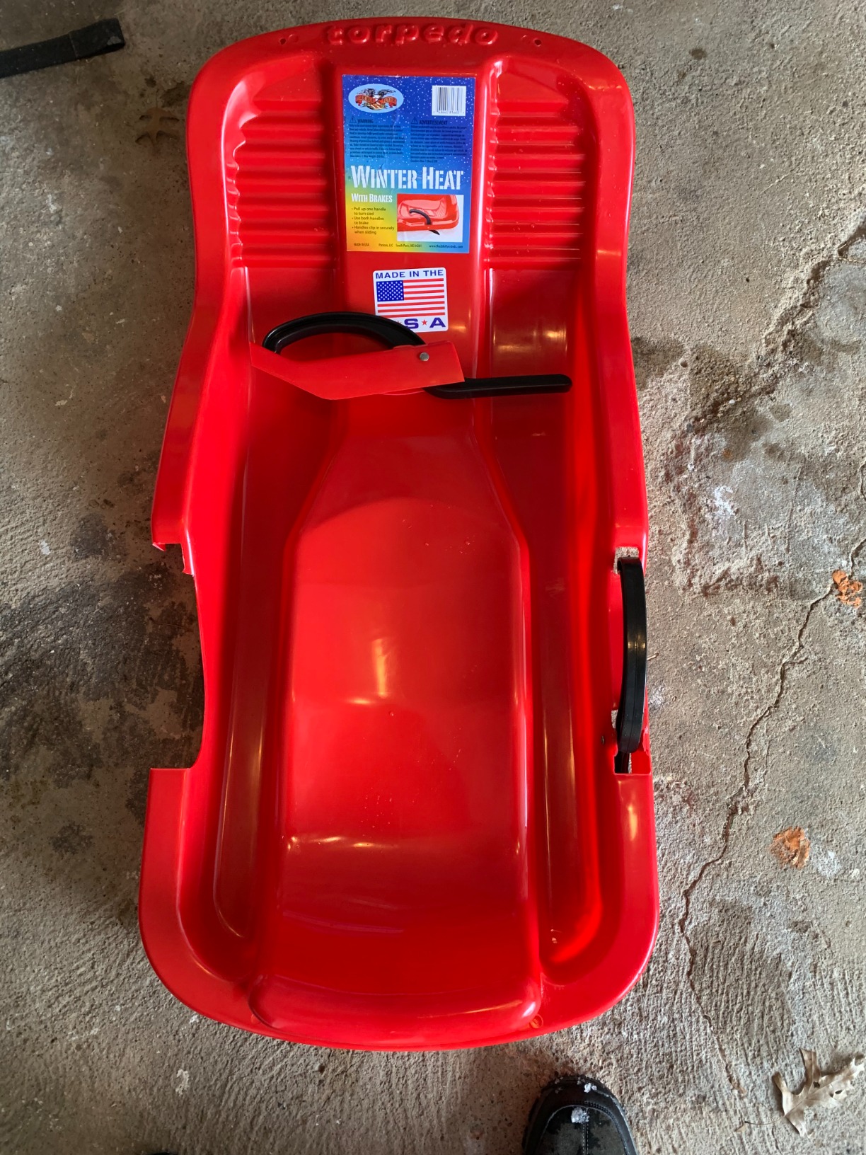 Flexible Flyer Winter Heat Steerable Snow Sled - 38