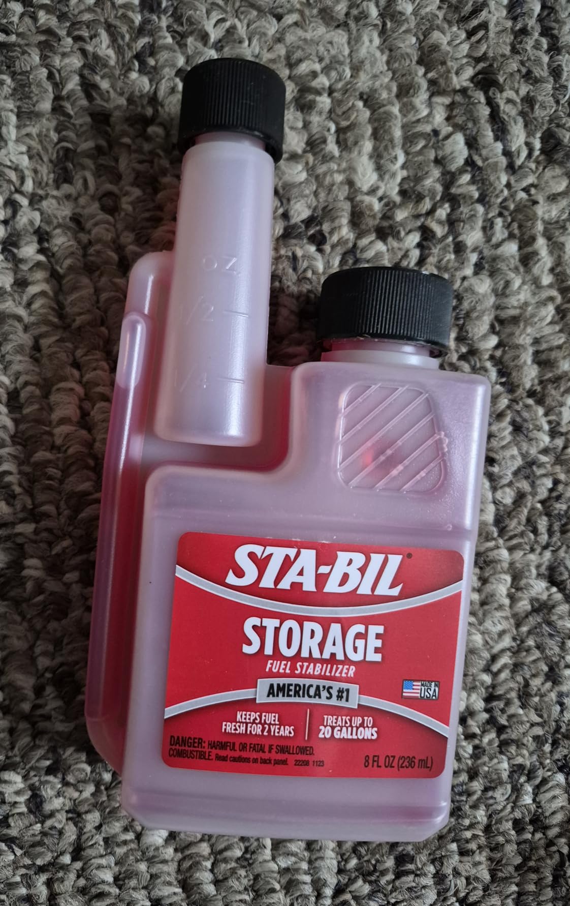 STA-BIL Storage Fuel Stabilizer, 16 oz - Treats 40 Gallons - Keeps Fuel Fresh 24 Months, Gas Stabilizer for Storage, Prevents Corrosion customer photo 1