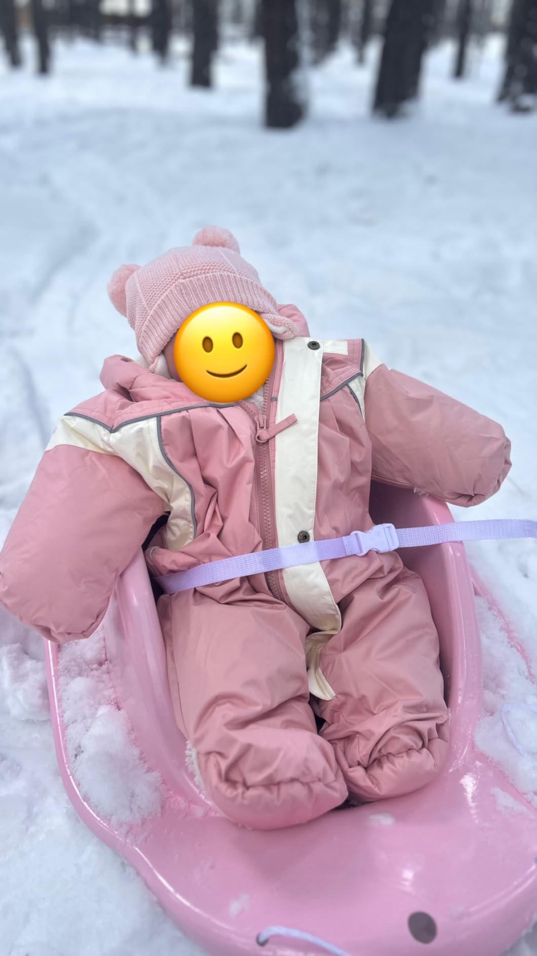Flexible Flyer Baby Pull Sled. Toddler Boggan. Sleigh for Kids customer photo 2