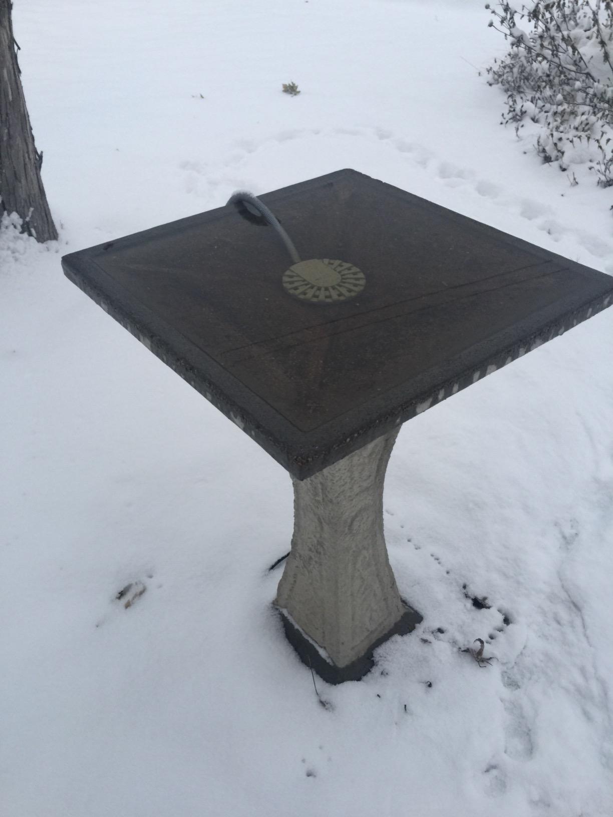 API Bird Bath De-Icer | Birdbath Water Heater | Thermostatically Controlled Aluminum Pond Deicer | Made in USA (250 Watt, 1, Count) customer photo 1
