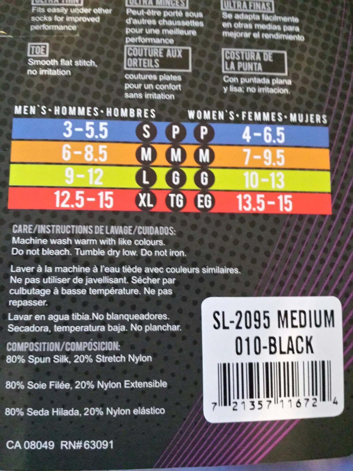 Terramar Thermasilk Sock Liner customer photo 2