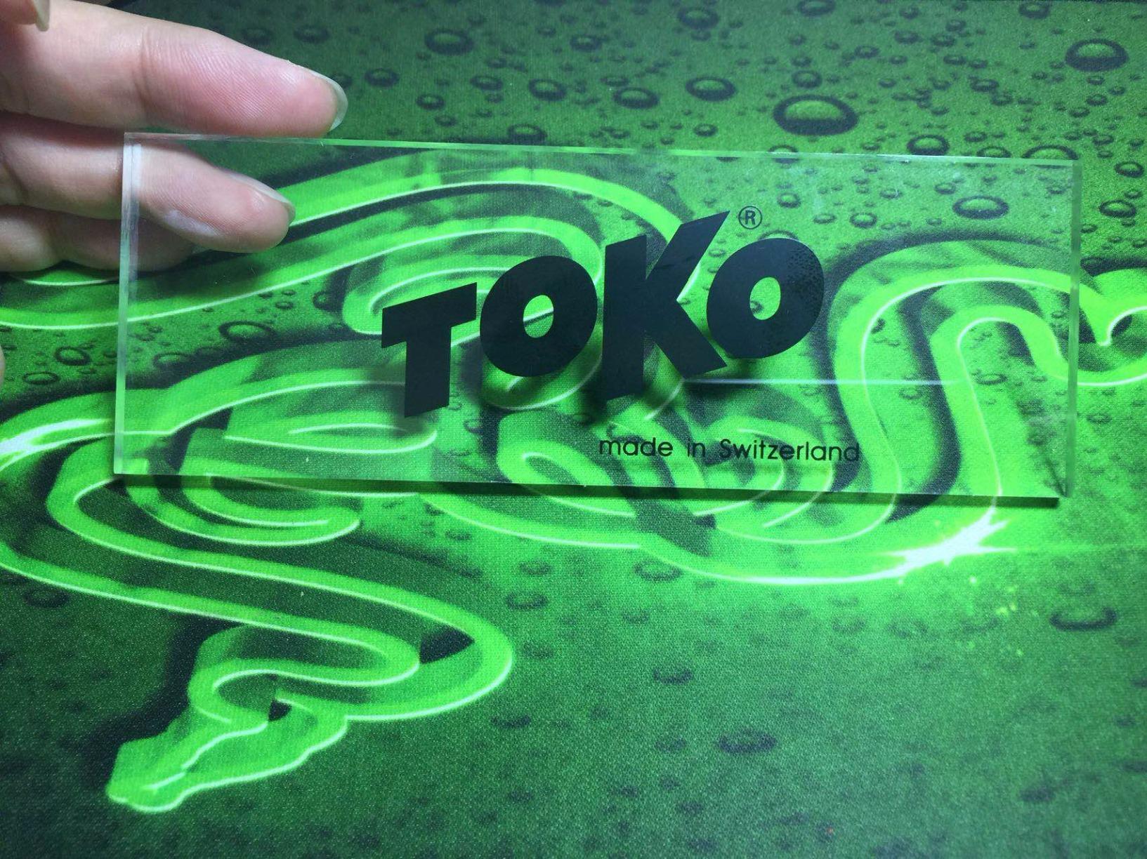 Toko Plexi Blade Unisex Snowboard and Freeride Skis Wax Scraper customer photo 2