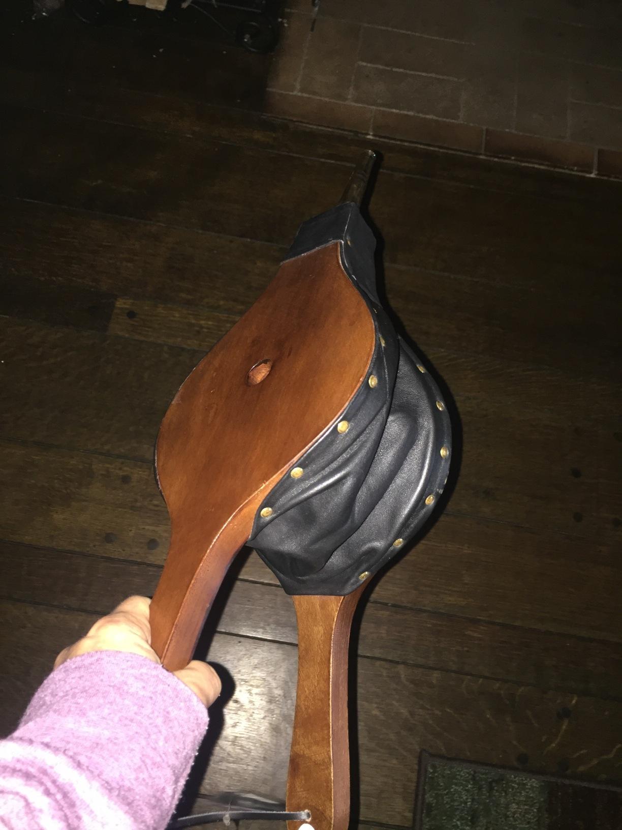 Minuteman International Large Fireplace Bellows, Wood, Black, Brass customer photo 2