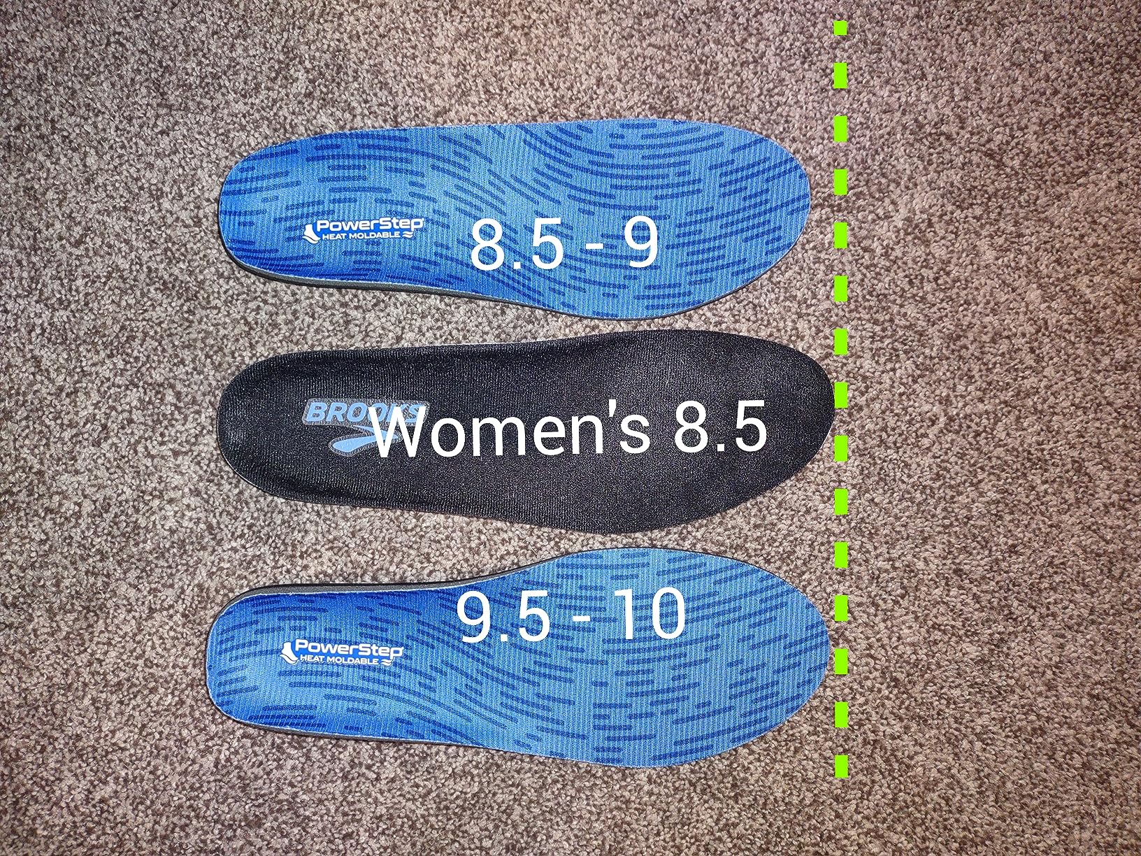 PowerStep Insoles, Heat Moldable Orthotic Insoles, Archmolds Shoe Inserts for Maximum Cushioning and Full Support, Exact Fit Instant Custom Orthotic for Women and Men customer photo 1
