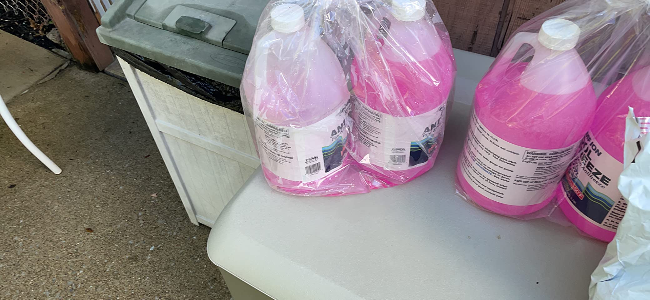 CPDI Champion Swimming Pool Antifreeze for Winterizing, 4 x 1 Gallon Bottle, Supports Above Ground and Inground Pools and Spas, Burst Protection from Rust and Corrosion customer photo 2