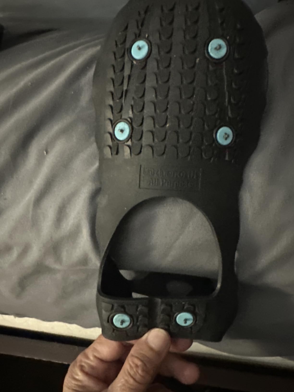 Due North All Purpose Ice Cleats for Shoes & Boots - Traction Spikes for Men & Women Working on Ice and Snow customer photo 2