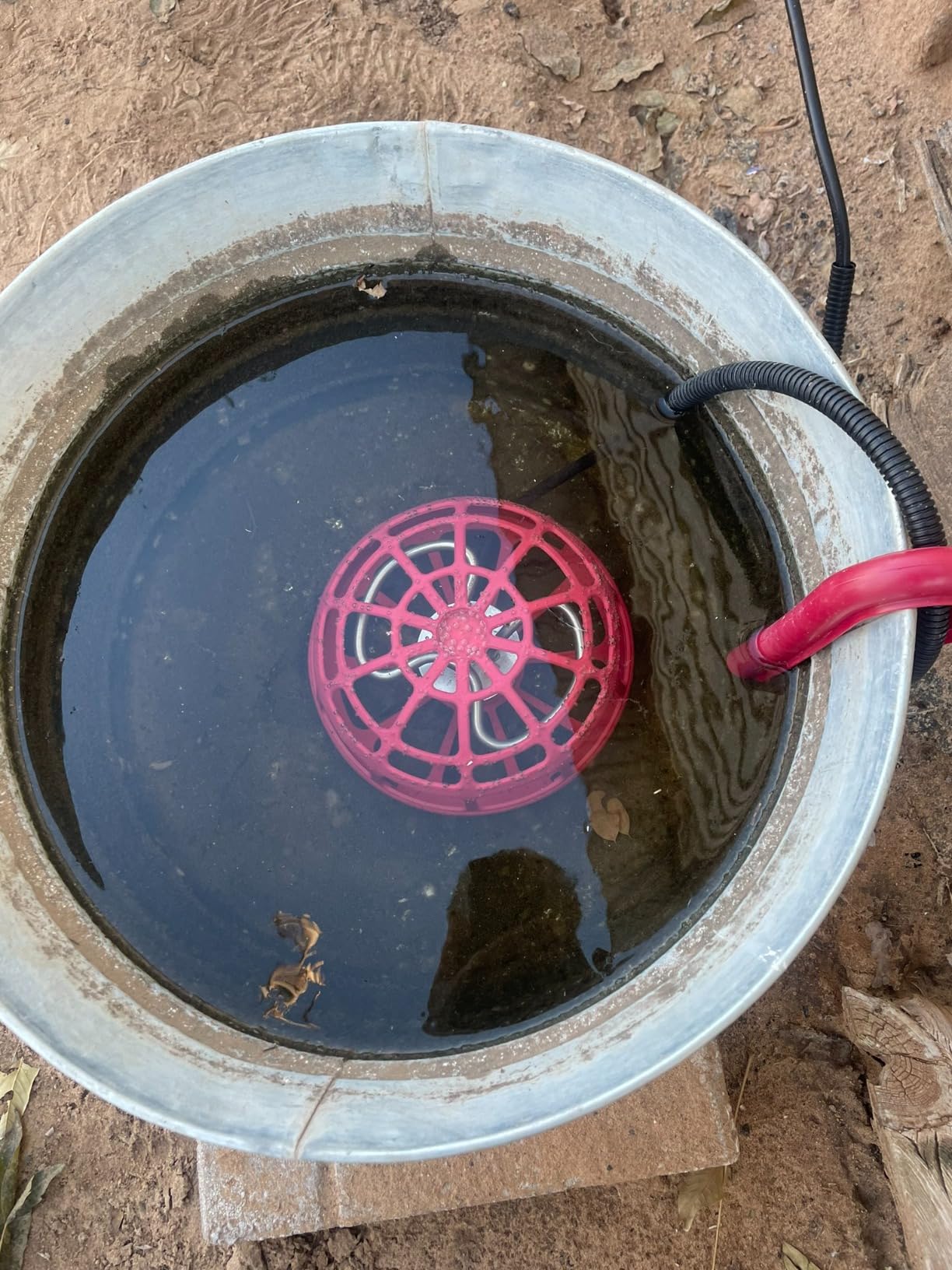 K&H Pet Products Bucket Heater, Ultimate Pail & Bucket Water Submersible Deicer (No Float), Animal Bucket Heater for Goats, Horses, Cattle, Chickens and Livestock Deicer - Red 250W customer photo 2