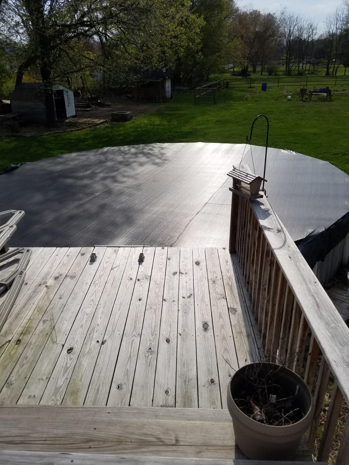 24 Foot Round Fine Mesh Pool Winter Cover customer photo 1