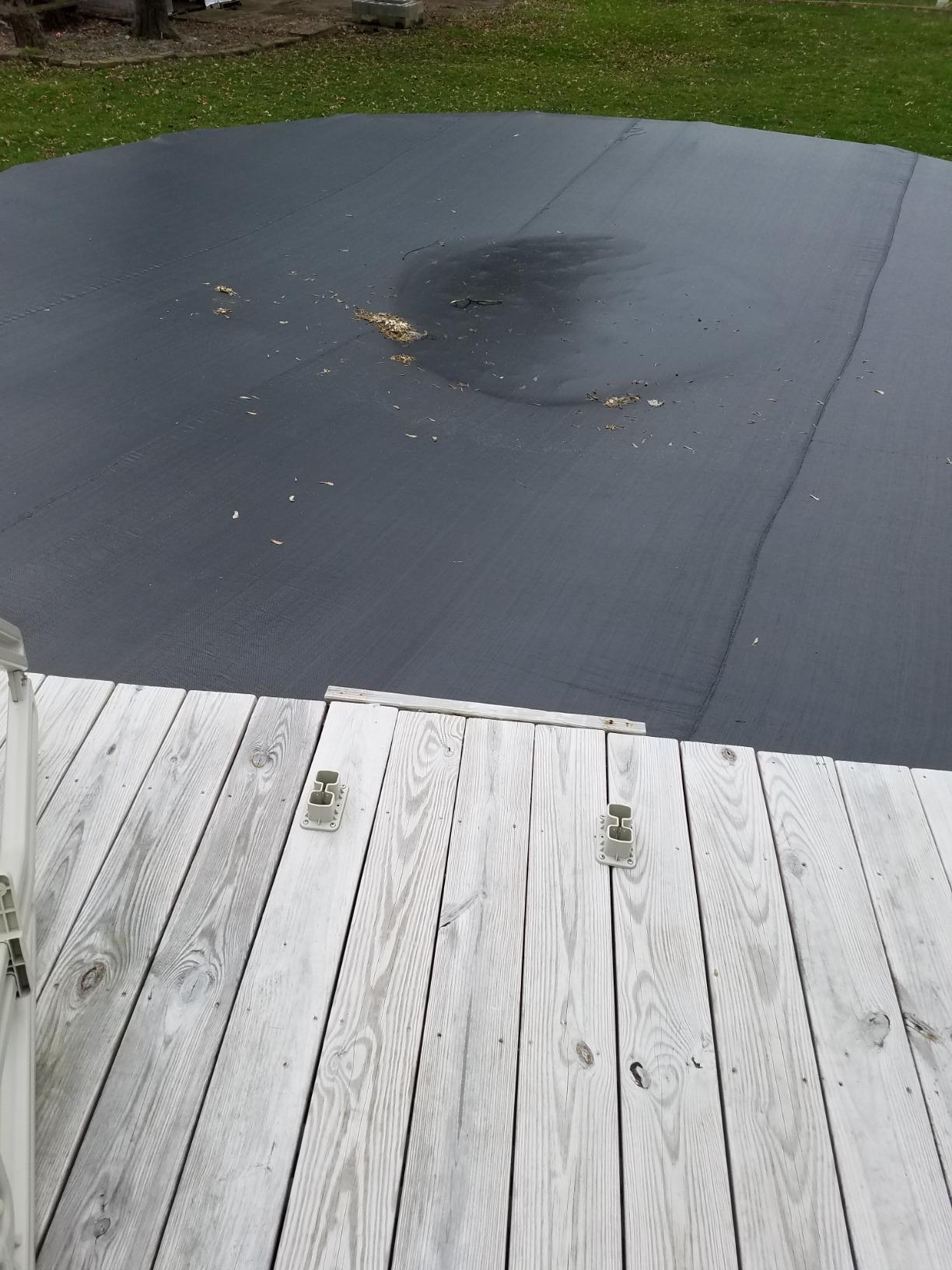 24 Foot Round Fine Mesh Pool Winter Cover customer photo 2