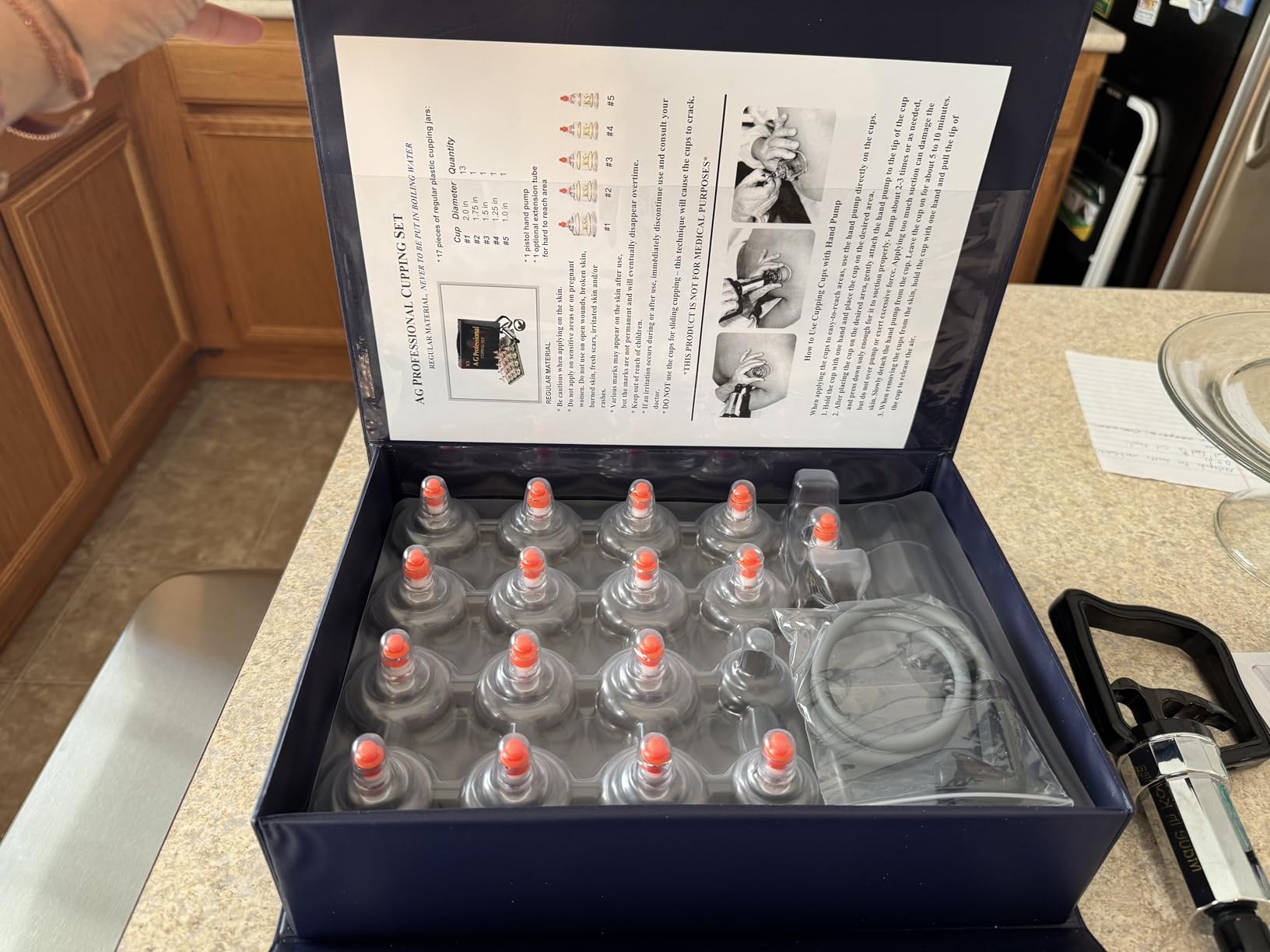 Professional Cupping Set *Made in Korea* (17 Cups) with Extension Tube($3.00 Value) KS Choi Corp