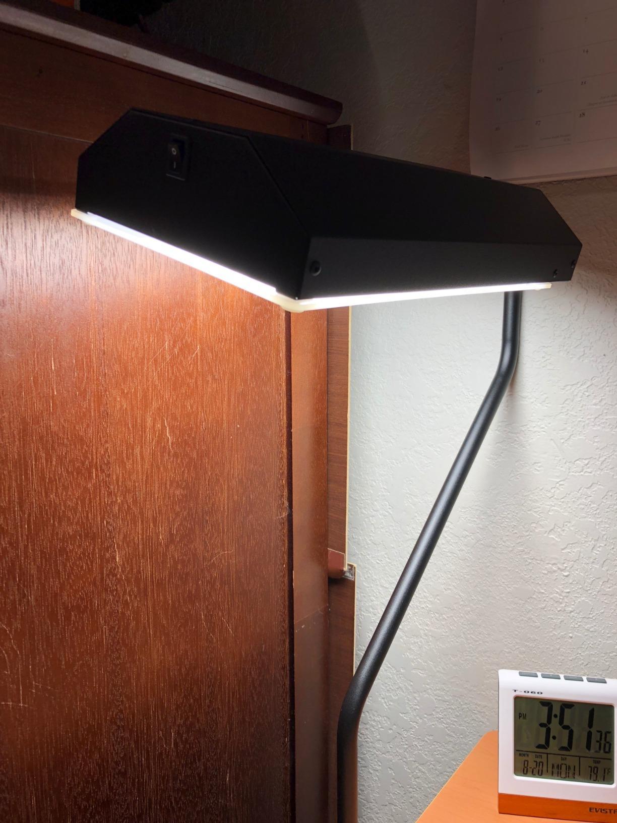 Northern Light Technologies Flamingo 10,000 Lux Bright Light Therapy Floor Lamp, Black, 4 Foot customer photo 1