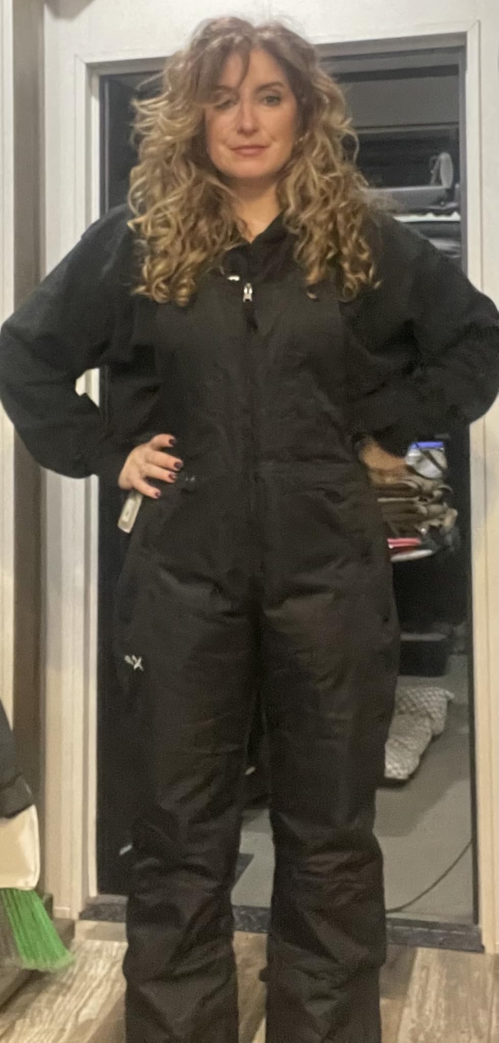 Women's Essential Insulated Ski Bibs, Water Resistant Snow Pants for Skiing & Snowboarding customer photo 2