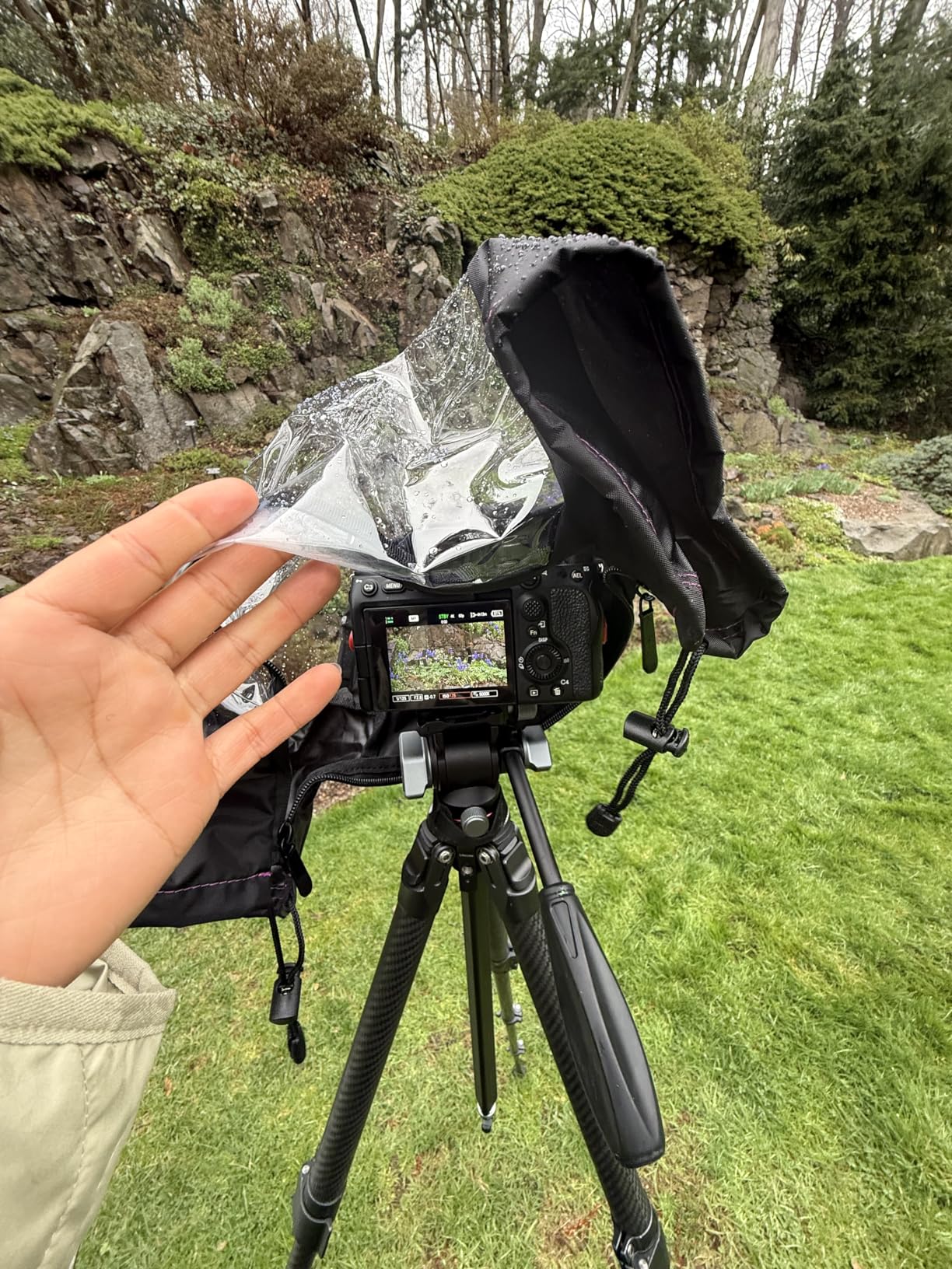Altura Photo Camera Rain Cover - Professional Waterproof Lens Jacket Covers with Dual Hand Sleeves and Full-Length Zipper customer photo 2