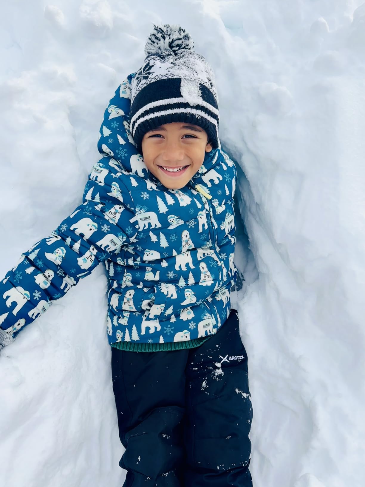 Kids Snow Pants with Reinforced Knees and Seat customer photo 2