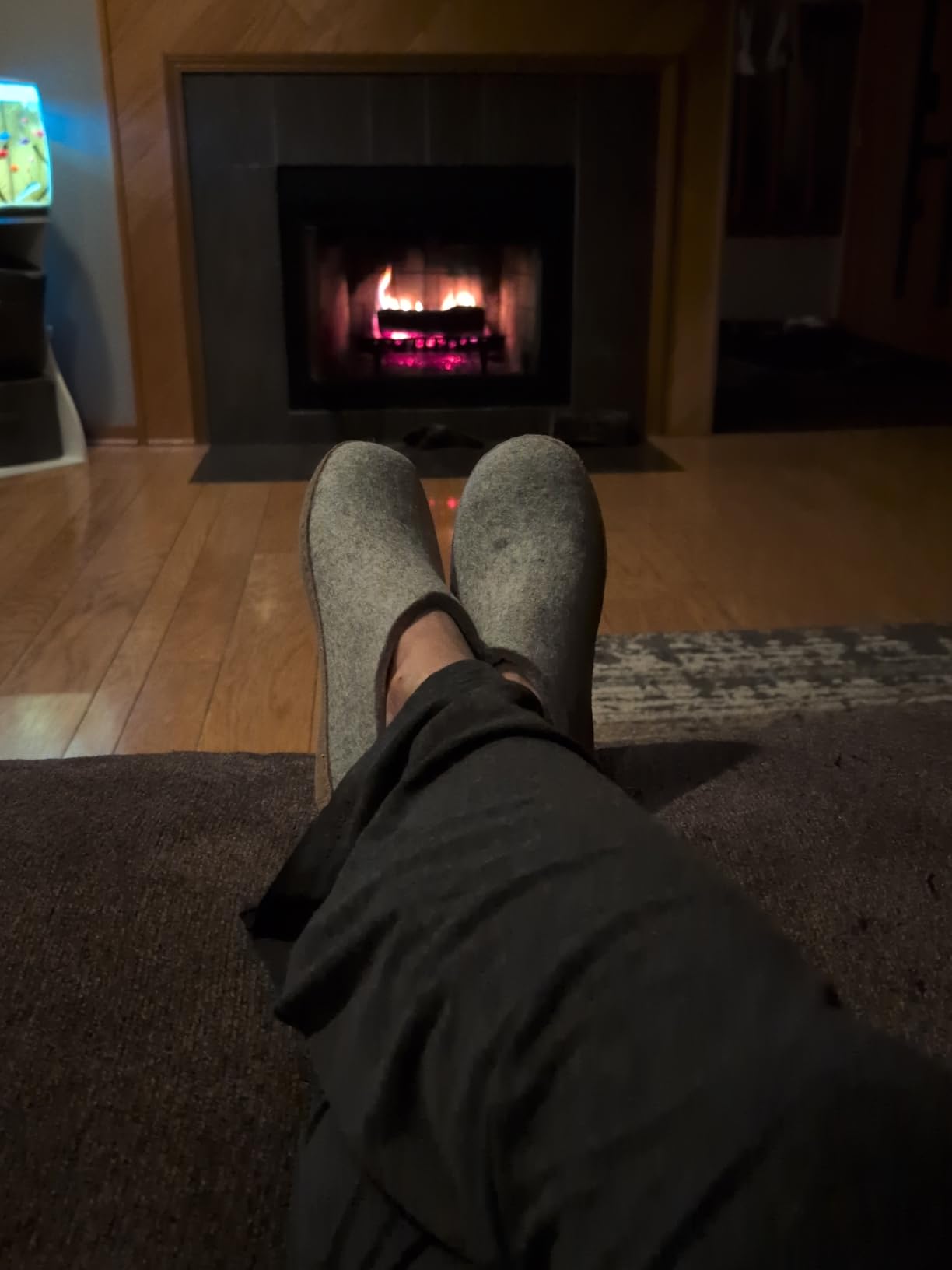 Glerups 100% quality wool mix Slipper with leather sole - Unisex Slip-on customer photo 2