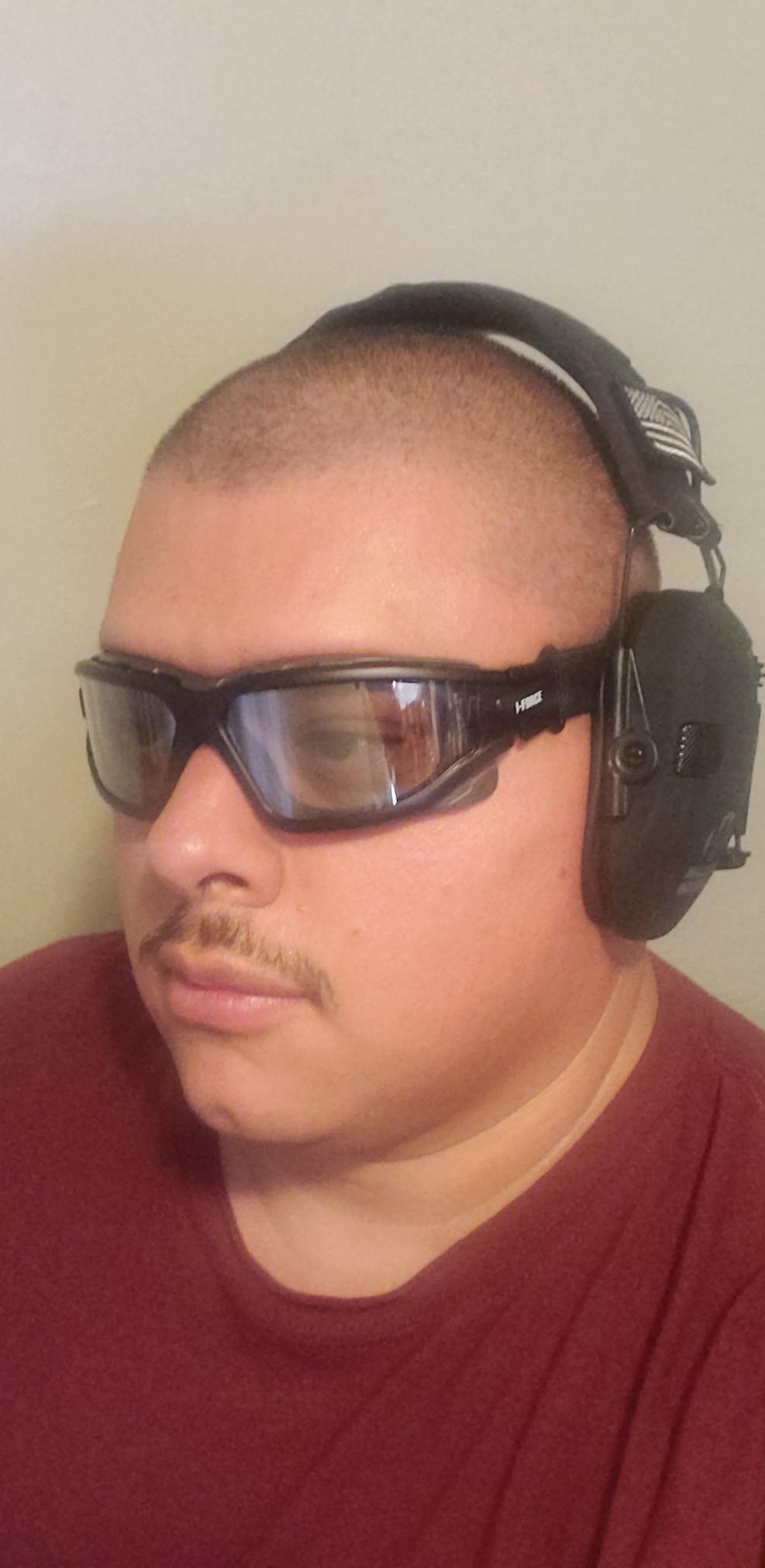 PYRAMEX I-Force Sporty Dual Pane Anti-Fog Goggle, Black Frame/Clear Anti-Fog Lens customer photo 1