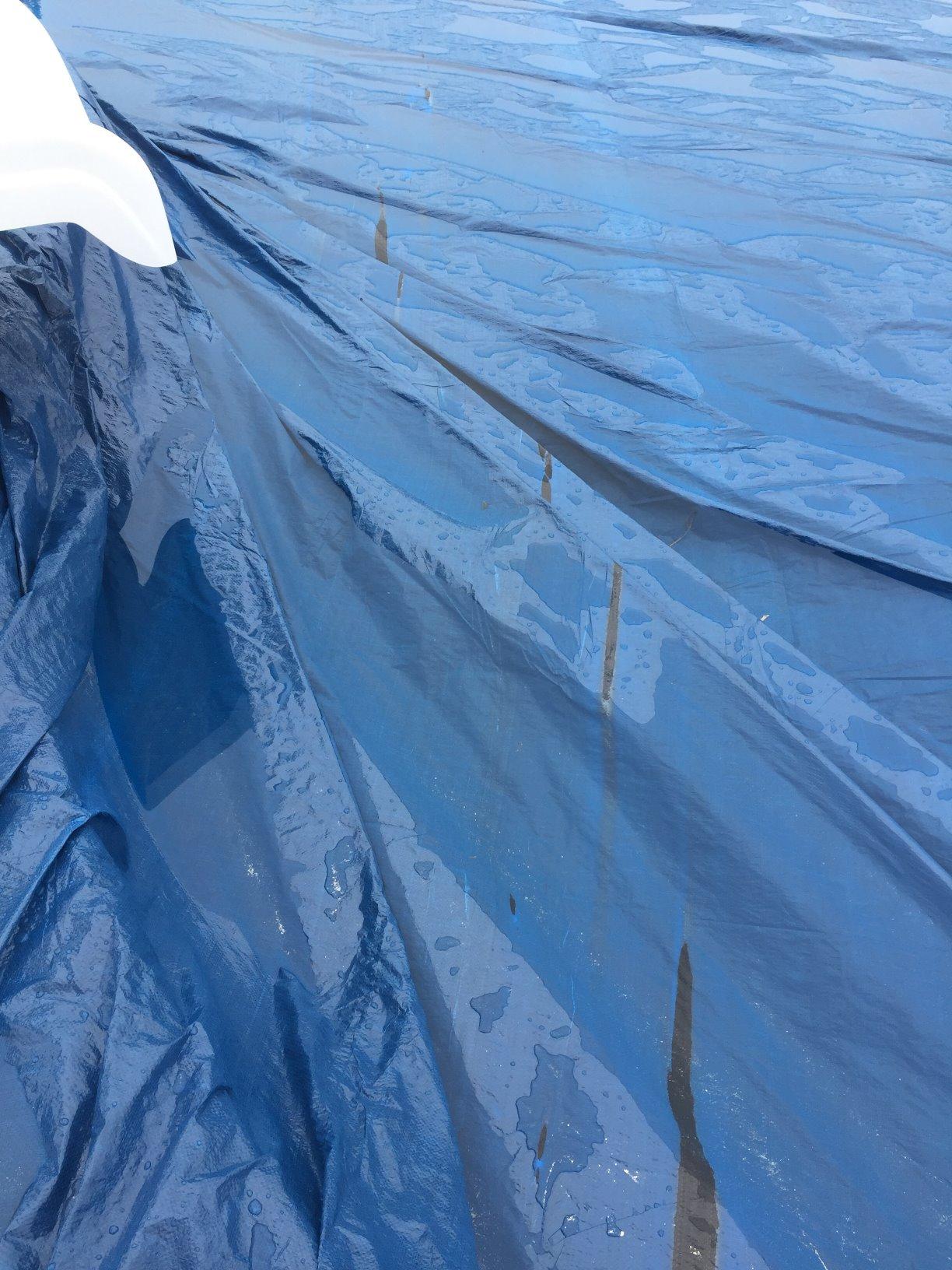 Robelle 20 x 40 ft Heavy Duty Blue Winter Pool Cover for Inground Pools, 5 ft Overlap (25 x 45 ft Cover Size), Solid 8 x 8 Scrim, 2.36 oz/yd2, 10-Year Warranty, Style: 352040R customer photo 2