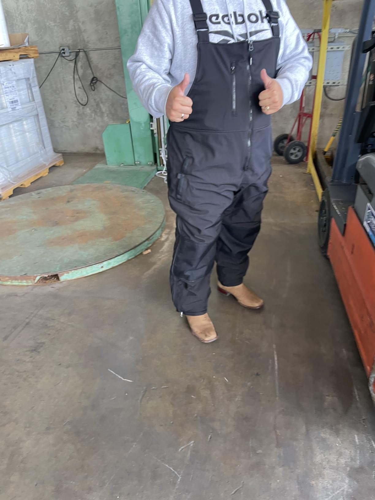 Insulated Bib Overalls - Rated -20°F Insulated Coveralls - Wind-Resistant Snow Pants - Waterproof Mens Overalls customer photo 1
