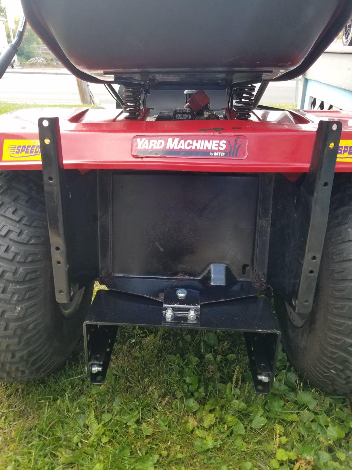 Agri-Fab LBD48D 48 Inch Front Mount Universal Snow Plow Blade; Fits many Lawn and Garden Riding Lawn Mowers/Tractors customer photo 1