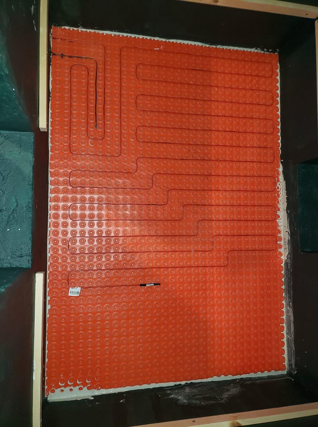 Electric Floor Heating System for Tile 100 sqft 120V 10Amps 1200Watts-Heated Flooring System for Bathroom Floor Heating Kit Underfloor Comfort Heat 7Day/4Event Programmable GFCI Thermostat by Heatwave customer photo 2