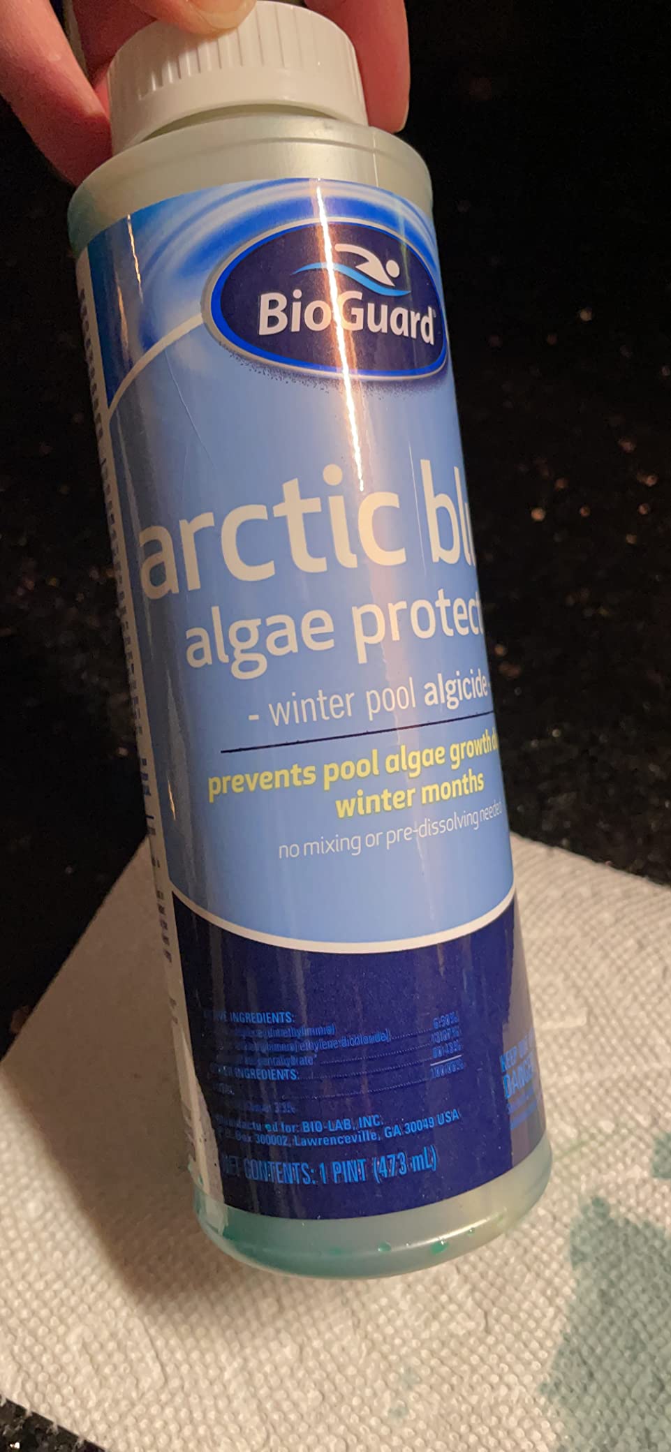 BioGuard Arctic Blue Winter Kit 12K Gallons, Pool Algae Preventative, Quick Dissolving Winter Shock, Restores Water Clarity customer photo 2