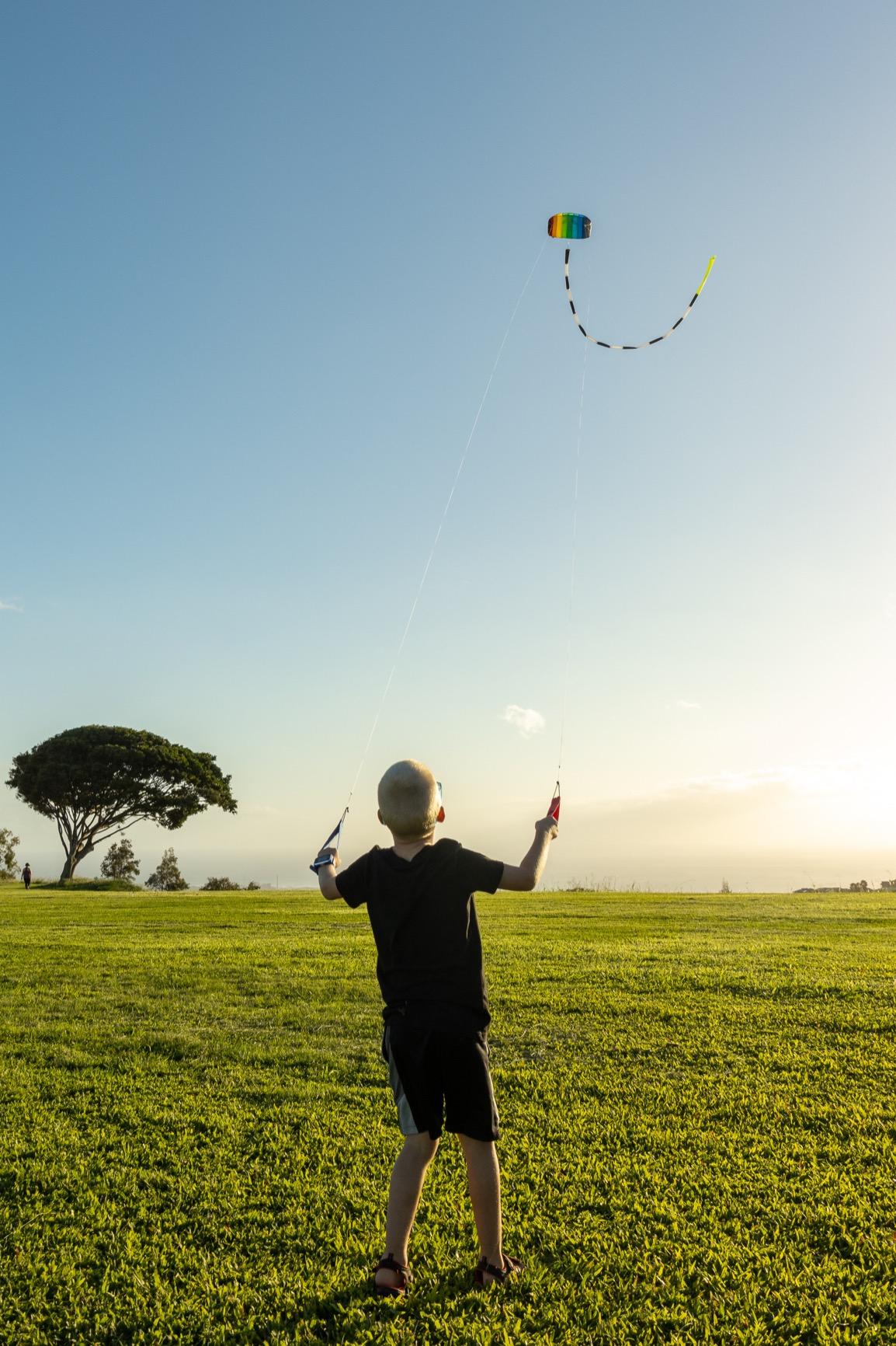 HQ Kites Symphony Beach III 1.3 Stunt Kite 51 Inch Dual-Line Sport Kite Rainbow customer photo 2