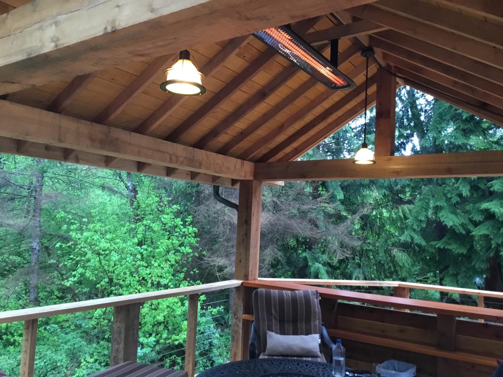 Bromic Tungsten Smart Heat 3000W Electric Patio Heater - Single Element Infrared, 220V-240V, Black Finish - BH0420031 customer photo 1