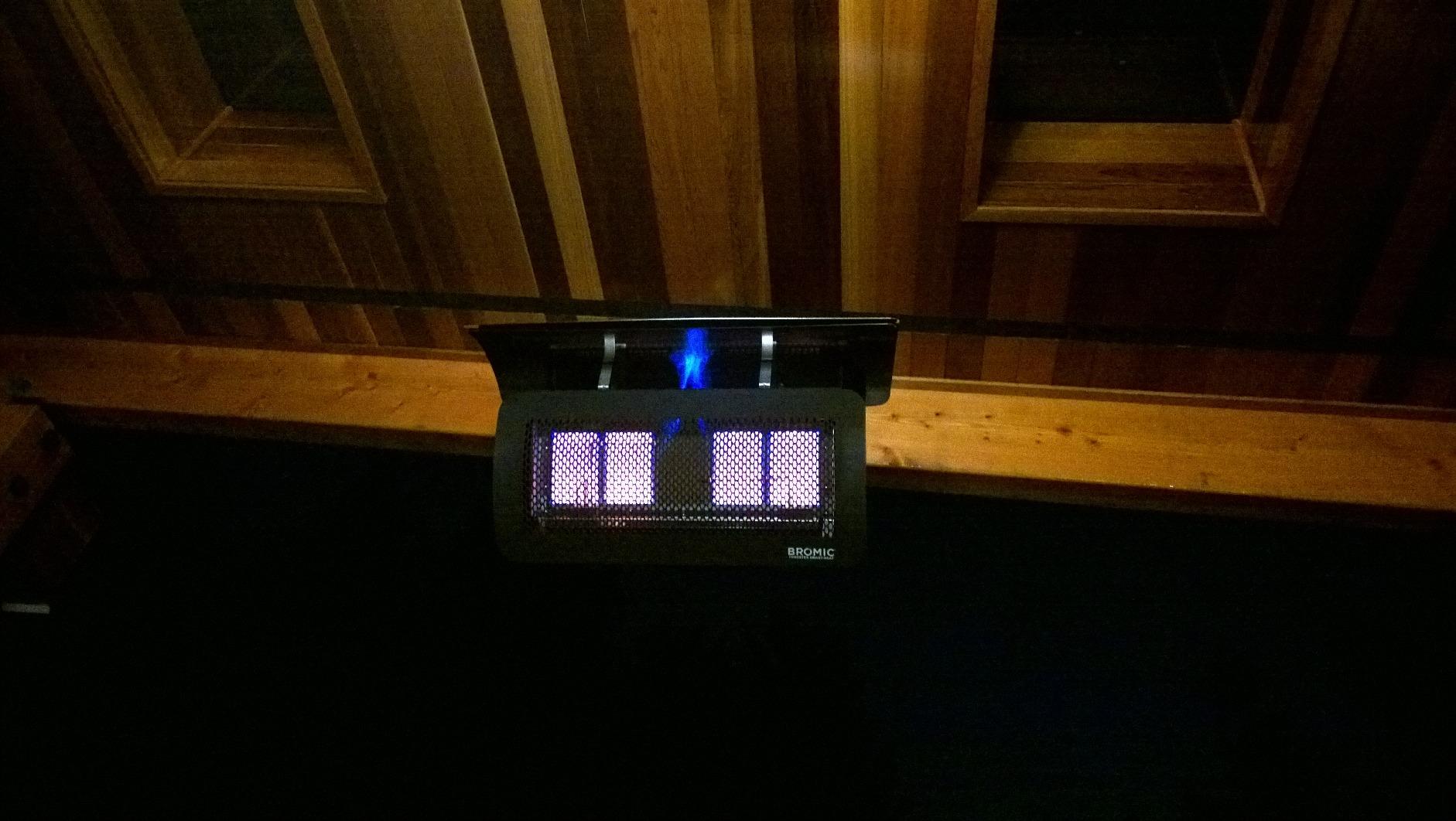 Bromic Tungsten Smart Heat 7000W Gas Patio Heater - Natural Gas (NG), 300 Series, 110V, Black Finish - BH0210001-1 customer photo 1