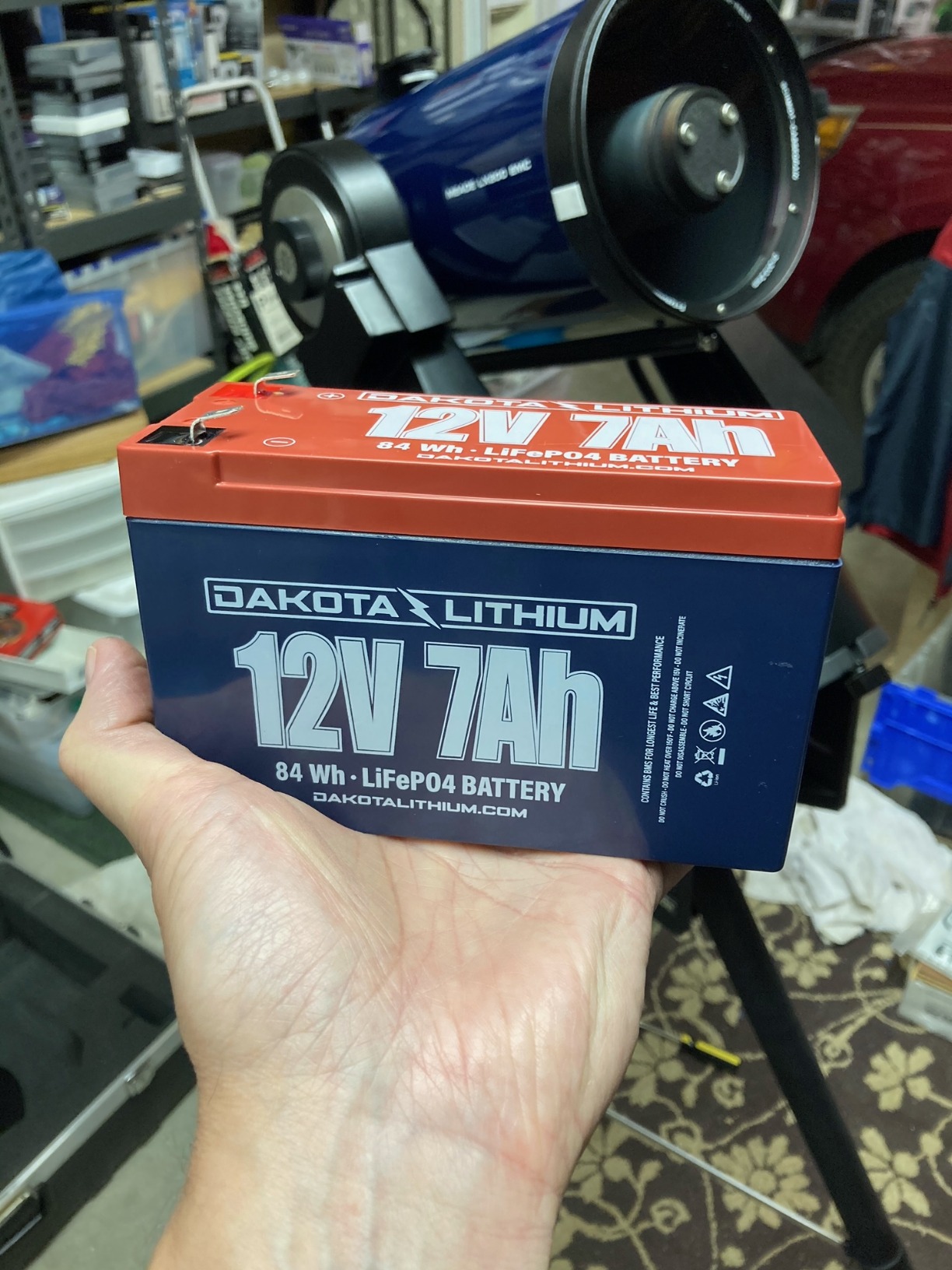 Dakota Lithium - 12V 7Ah LiFePO4 Deep Cycle Battery - 11 Year USA Warranty 2000+ Cycles - Built in BMS - For Ice Fishing, Fish Finders, Outdoor, and More customer photo 2