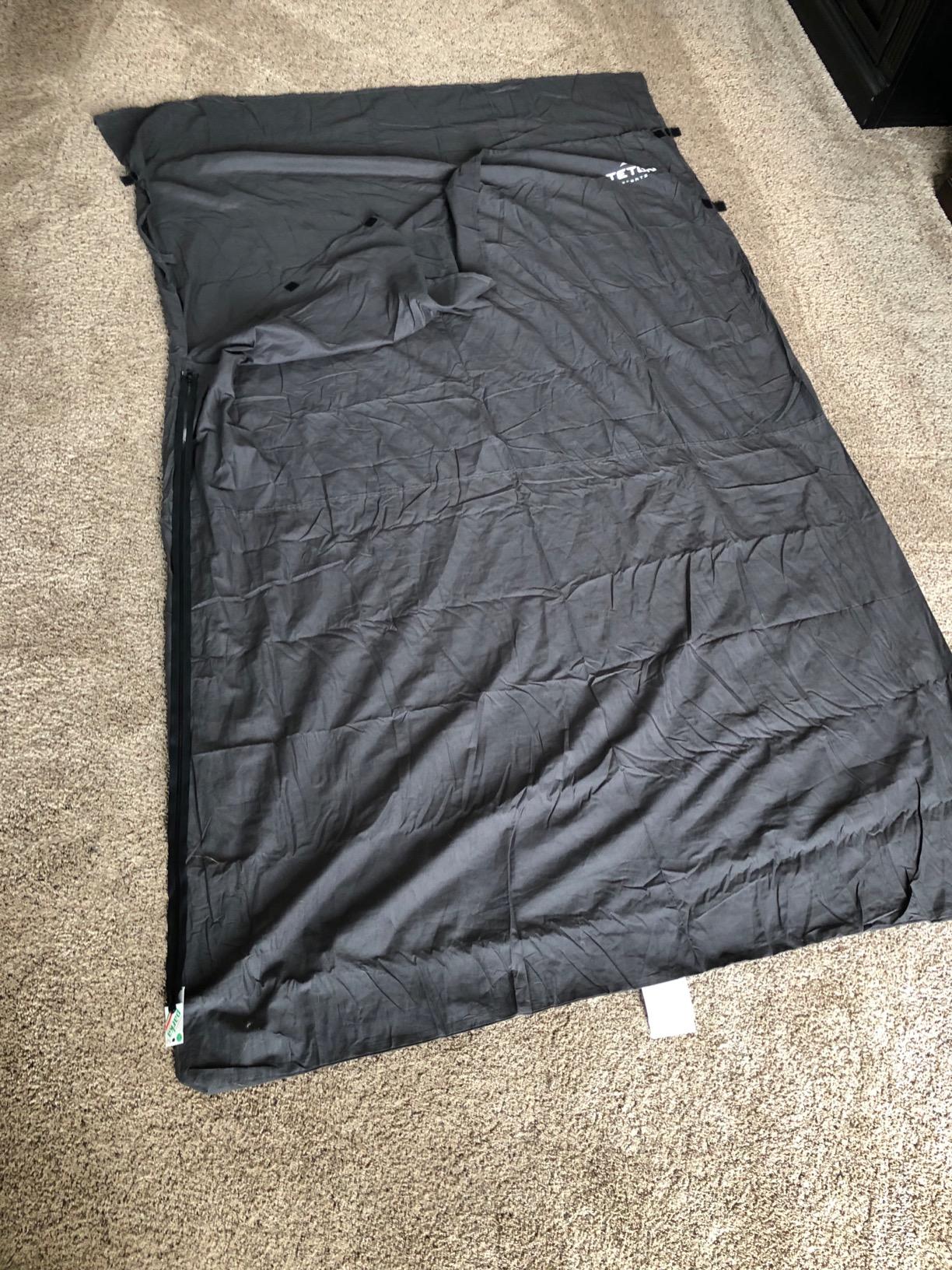Teton Sleeping Bag Liner; A Clean Sheet Set Anywhere You Go; Perfect for Travel, Camping, and Anytime You're Away from Home Overnight; Machine Washable; Travel Sheet Set for Your Sleeping Bag customer photo 1