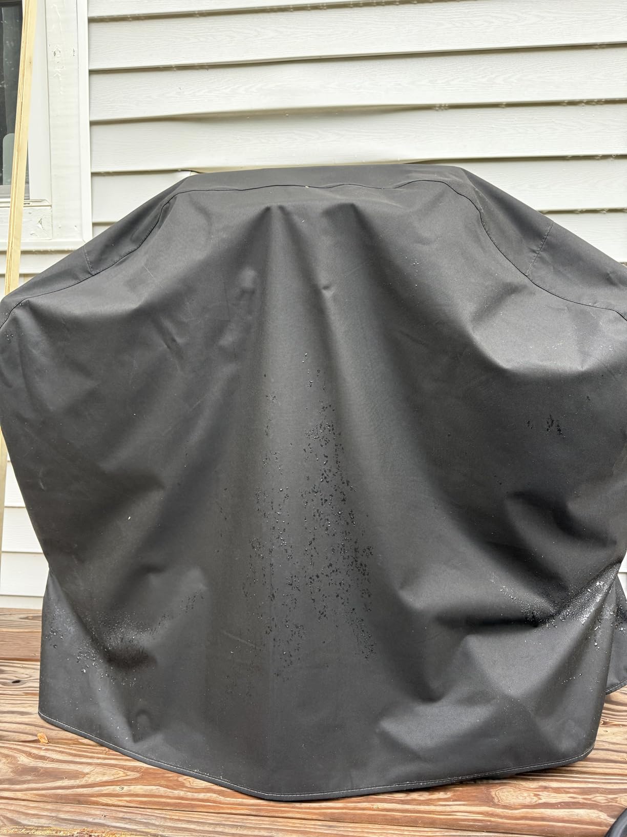 Unicook Heavy Duty Waterproof Barbecue Gas Grill Cover, 65-inch BBQ Cover, Special Fade and UV Resistant Material, Durable and Convenient, Fits Grills of Weber Char-Broil Nexgrill Brinkmann and More customer photo 1